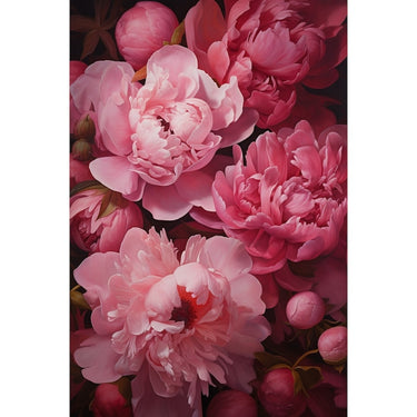 Pink Peony Painting Art